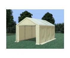 Partyzelt Pavillon 3x6m Modular Pro PVC wasserdicht beige