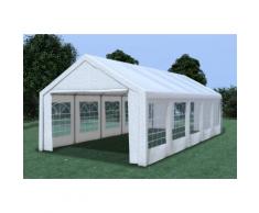 Partyzelt Pavillon 4x9m Classic Pro PE wasserdicht weiß