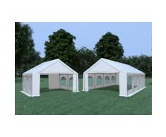 2in 1 Partyzelt Festzelt 5x4m zu 5x8m Modular Pro PVC wasserdicht