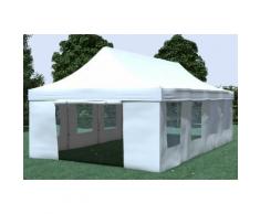 Faltpavillon ALU 4x8 m ProfessionalPlus weiß wasserdicht Faltzelt