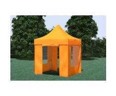 Faltpavillon ALU 2x2 m Professional orange wasserdicht Faltzelt