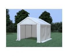 Partyzelt Pavillon 3x4m Modular Pro PVC wasserdicht weiß