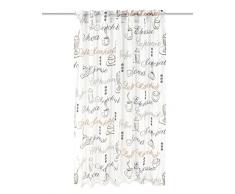 Home Fashion 95486-502 creme H:160 x B:140 cm Vorhang, Dekostoff, Bedruckt