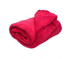 Thumbs up 0001380 Hugz Fleece Kuscheldecke Mit Ärmel 172cm x 135cm , Rot