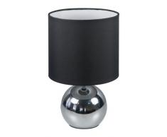 Ranex Tischleuchte Noa mit Touchfunktion schwarz, 6000.196, Stahl, Schwarz, E14, 18 x 18 x 29 cm