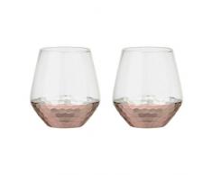 Artland Bild Glasbilder Deco Glass Float Glas Coppertino-Gläser, 2er-Set