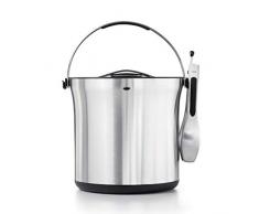 OXO SteeL Edelstahl Eiseimer mit Zange