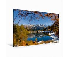 Calvendo Premium Textil-Leinwand 120 cm x 80 cm Quer der Duisitzkarsee | Wandbild, Bild auf Keilrahmen, Fertigbild auf Echter Leinwand, Leinwanddruck