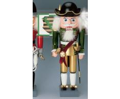 KWO Olbernhau 20941 Nussknacker August der Starke, klein, 30 cm