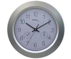 Technoline, WT 7940 Wanduhr, Ã 33cm, silber