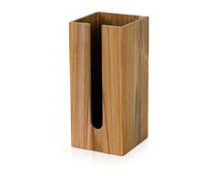 Möve Toilettenpapierhalter, Holz, 15 x 15 x 33 cm