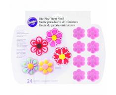 Wilton 24 Loch Daisy Silikonform behandeln – Pink