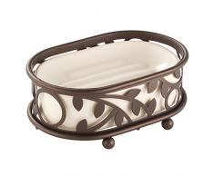 iDesign 86441EU Vine Seifenschale, vanille / bronze