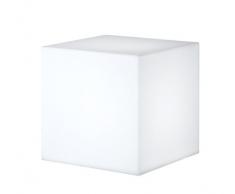 WOFI Außenleuchte Outdoor-line, 1-flammig, Serie Yard, 1x E27 23 W, 30 x 30 x 30 cm, weiß 8611.01.06.0300