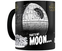 Star Wars Thermoeffekt- Tasse Thats No Moon. blau, bedruckt, aus 100% Keramik, Fassungsvermögen ca. 315 ml.