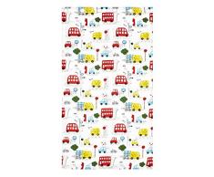 Catherine Lansfield Transport Vorhang mit Ösen, Bright, 167,6 x 182,9 cm