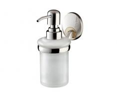 Bisk Passion Seifenspender, Zink, verchromt, 8 x 12 x 15 cm