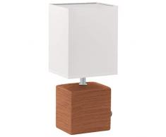 EGLO MATARO Tischleuchte, Keramik, E14, 40 W, braun