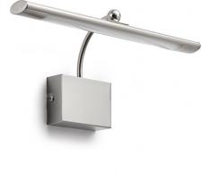 Philips myLiving LED Wandleuchte Mahogany, Spiegelleuchte, 30 cm, gebürsteter edelstahl