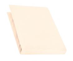 aqua-textil Pur Topper Spannbettlaken 120x200-130x200 cm Natur beige Boxspringbetten Auflage Topperlaken Baumwolle