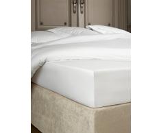 De Witte Lietaer Bumblebee Spannbettlaken, Perkal Luxe, Baumwolle, WeiÃ, 200Â x 200Â x 40Â cm