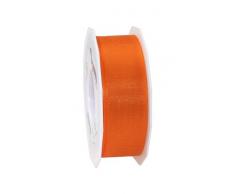 Präsent - EUROPA Geschenkband - orange - 50-m-Rolle 40 mm
