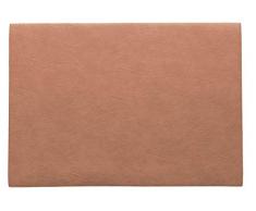 ASA Vegan Leather Tischset, Polyurethane, Coral, 46 x 33 cm