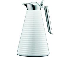 alfi 1560.219.100 Isolierkanne Achat, Aluminium Polar Weiß 1,0 l, 12 Stunden heiß, 24 Stunden kalt