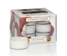 Yankee Candle Soft Blanket Teelichter, Kerzenwachs, weiß, 1er Pack