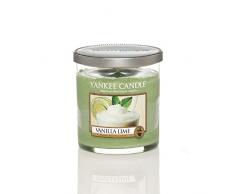 Yankee Candle „Vanilla Lime“ Stumpenkerze, grün, klein