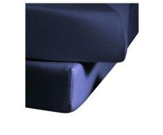 fleuresse L-001117-6061-1000 Spannbettlaken - Comfort 180 x 200 cm marine