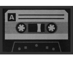 empireposter Tape - Fussmatte, GrÃ¶Ãe: 60 x 40 cm, Material Polypropylen