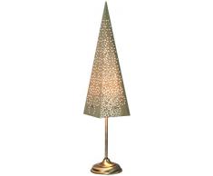 Standleuchte Antique Cone Material: Metall/Papier Farbe: gold ca. 60 x 12 cm