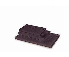 möve Piquée Gästetuch 40 x 70 cm aus 100% Baumwolle, graphite