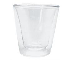 NERTHUS FIH 290 Becher, Kaffee, doppelwandig, Glas, 19 x 7 x 10 cm, 2 Stück, durchsichtig, 19x7x10 cm, 2