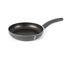 Domo 1406502 Cucina Italiana Pfanne, tief, Antihaftbeschichtung, 24 cm, Schwarz