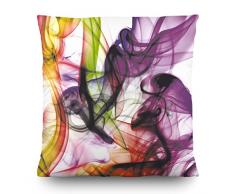 AG Design Abstraktion Kissen, Stoff, Mehrfarbig, 45 x 45 cm