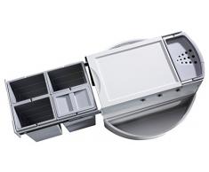 Hailo 3647241 Abfallsammler Rondo 90.4/40 P für Diagonal-Eckspülenschränke ab 900 mm Breite