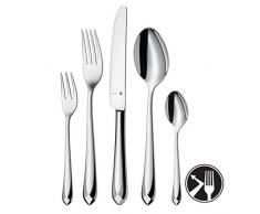 WMF Jette Besteckset, 12 Personen, 60-teilig, eingesetzte Messerklinge, Cromargan protect Edelstahl poliert, glänzend, kratzbeständig, spülmaschinengeeignet