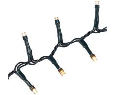 luca lighting dekorative Weihnachtsbeleuchtung, Metall, led warm weiÃ, 1400 x 0 x 0 cm, 12-Einheiten