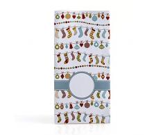 Adventskalender zum Befüllen Nicholas Surprise 24 beschichtete Papiertüten Geschenktüten Weihnachten, Weihnachtskalender Bastelset inkl. Adventszahlen Aufkleber von pajoma