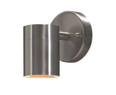 Konstsmide Modena 7572-000 Wandleuchte / B: 6cm T: 9cm H: 9cm / 1x35W / IP44 / Edelstahl