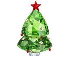 Swarovski Weihnachtsbaum Grün Kristallfigur, Kristall, 6.5