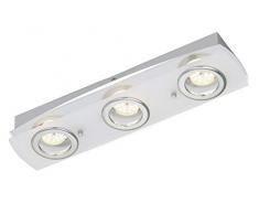 Briloner Leuchten Deckenleuchte, LED Lampe, Deckenlampe, LED Strahler, Spots, Wohnzimmerlampe, Deckenstrahler, Deckenleuchte Wohnzimmer, Deckenspot, Deckenbeleuchtung