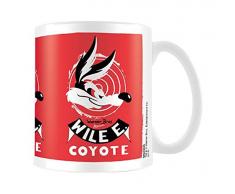 empireposter Looney Tunes - Wile E. Coyote - Retro - Keramik Tasse - Größe Ø8,5 H9,5cm