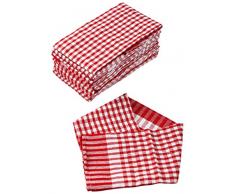 Captain Clean 113251 Geschirrtücher Baumwolle 40 x 60 x 10 cm, rot