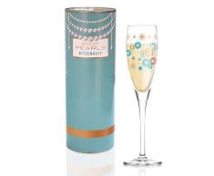 RITZENHOFF Pearls Edition Proseccoglas von Rachel Hoshino, aus Kristallglas, 160 ml, mit edlen Roségoldanteilen