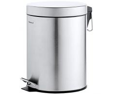 blomus 68943 Treteimer NEXIO, Edelstahl matt