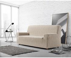 Zebra Textil Sofa, Weiß