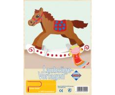 Laubsägevorlage aus Sperrholz Motiv Schaukelpferd